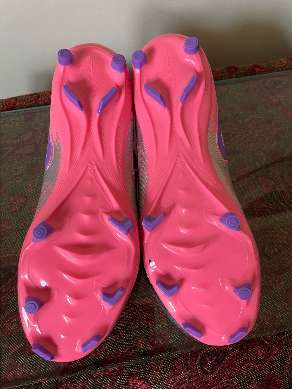 Nike Pink/Purple ZM VAPOR 16 ACADEMY Soccer Cleats W10/M8.5 NWOT - Picture 5 of 5